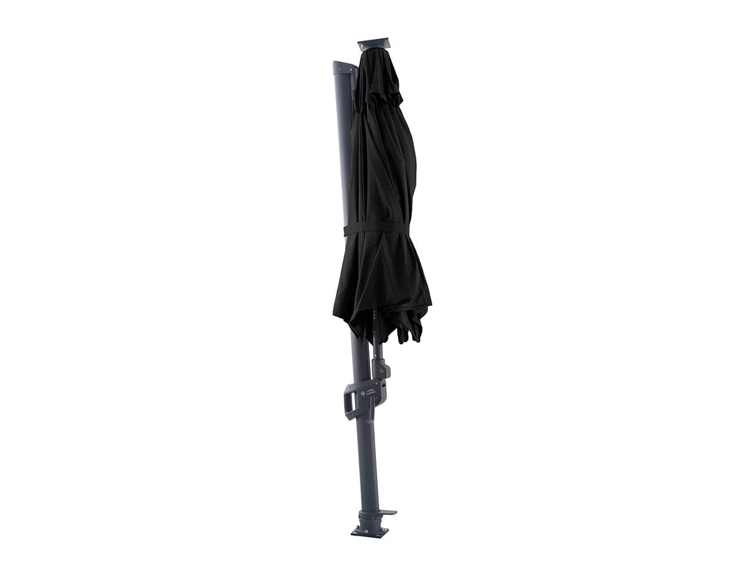 Agave 3m Round Cantilever Umbrella Colour: Black