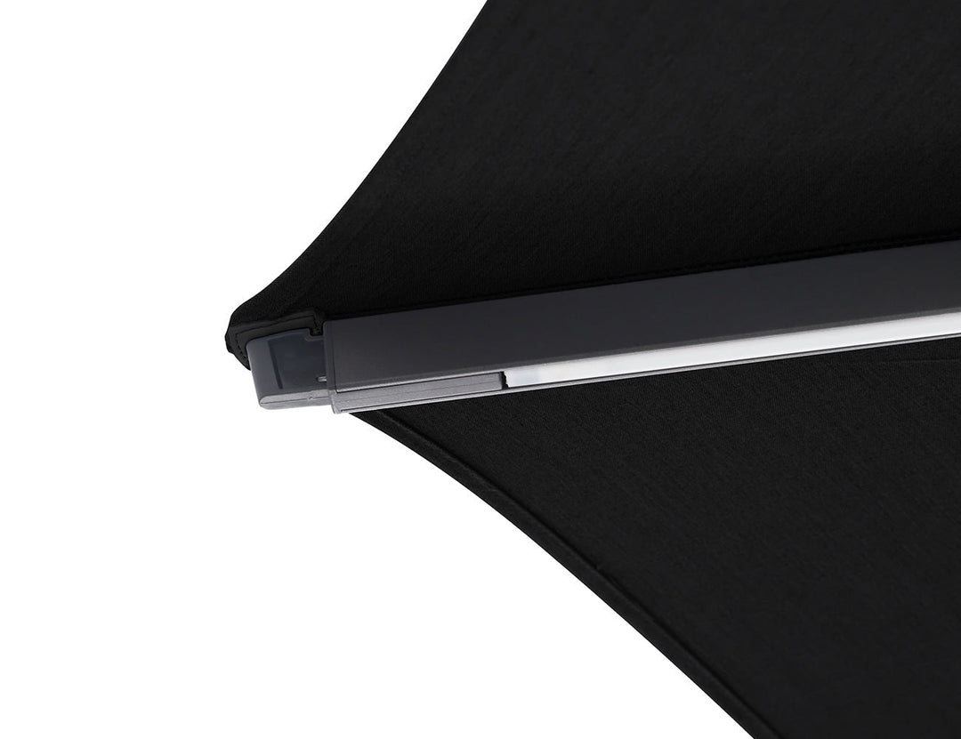 Agave 3m Round Cantilever Umbrella Colour: Black