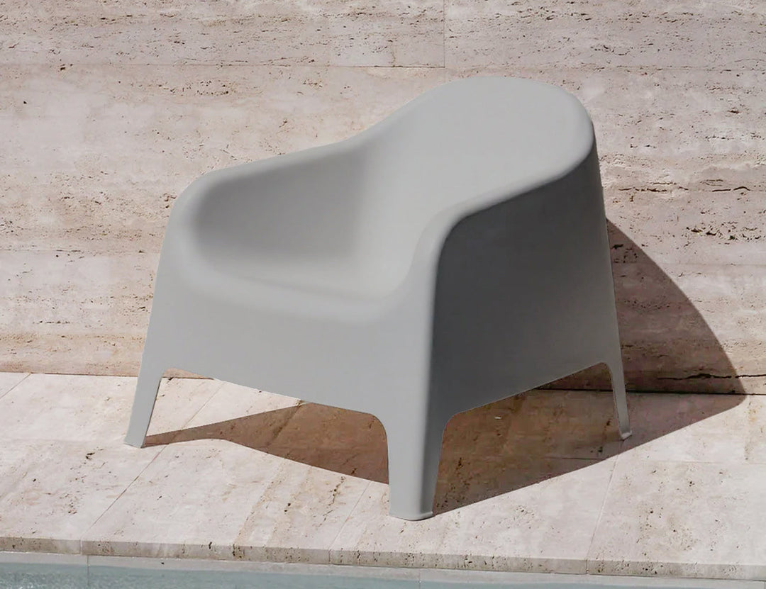Bridget Outdoor Tub Chair Color: Light Grey