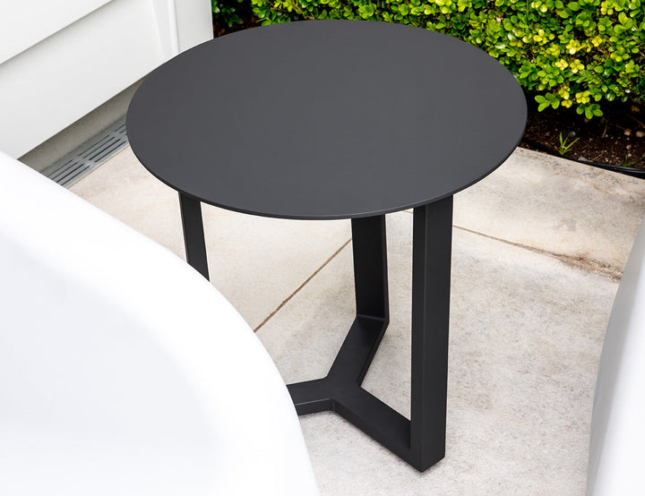 Grebe Outdoor Coffee Table Colour: Grey