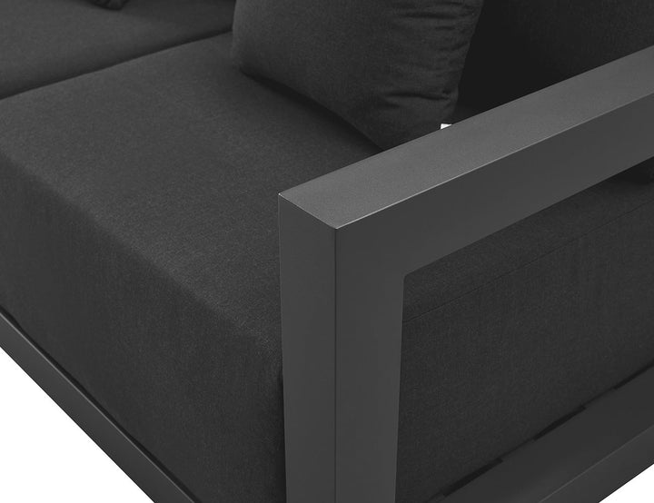 Ibis 2.0 Oversized Outdoor Loveseat Colour: Grey