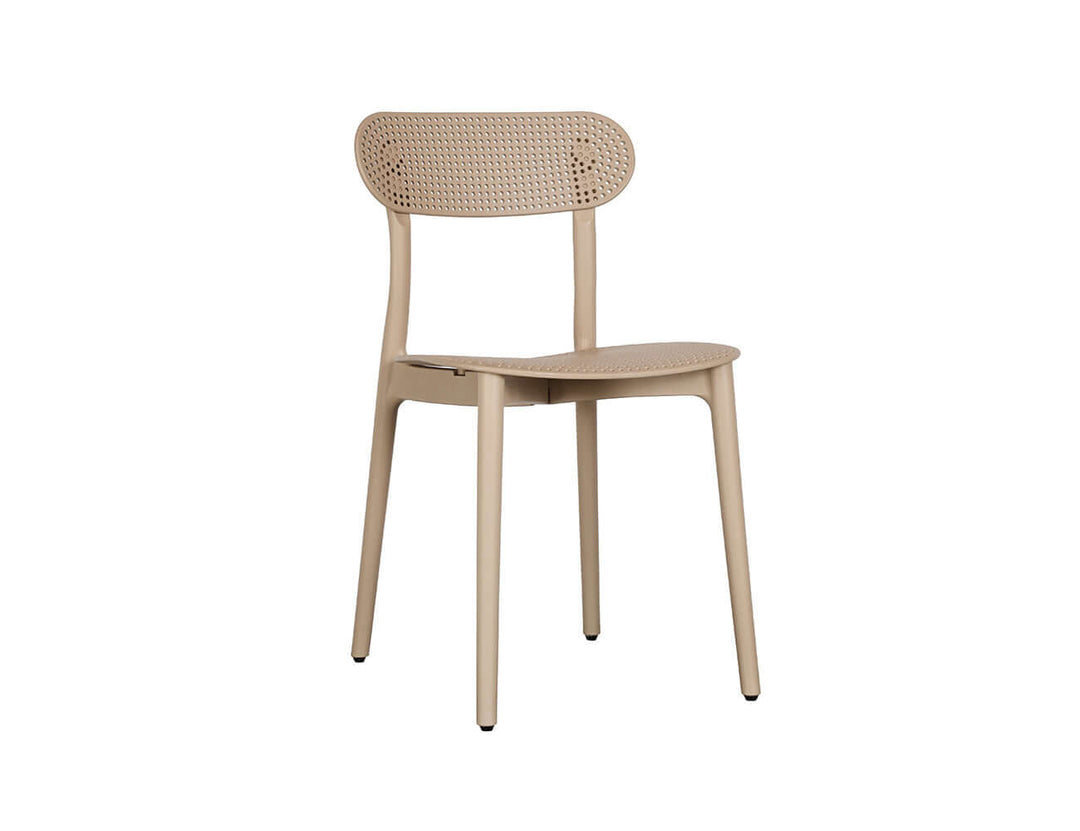 Abby Outdoor Patio Dining Chair Colour: Khaki