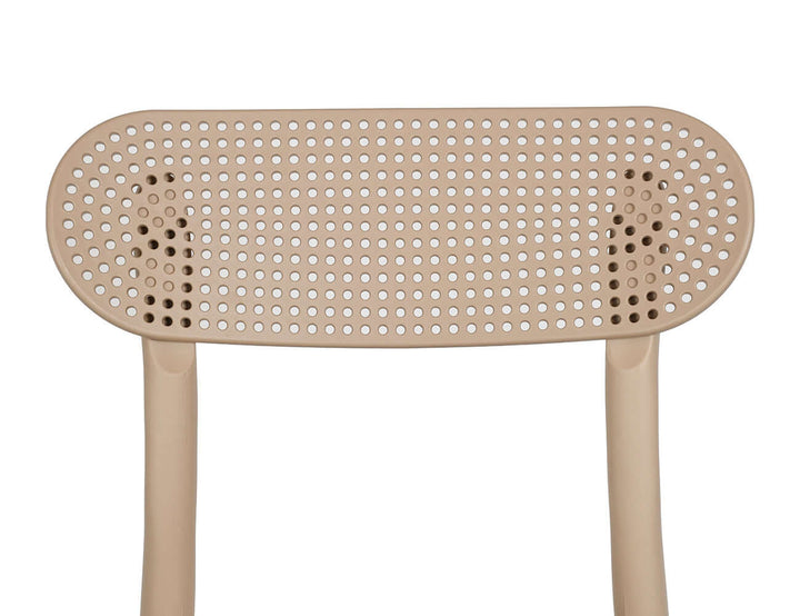 Abby Outdoor Patio Dining Chair Colour: Khaki