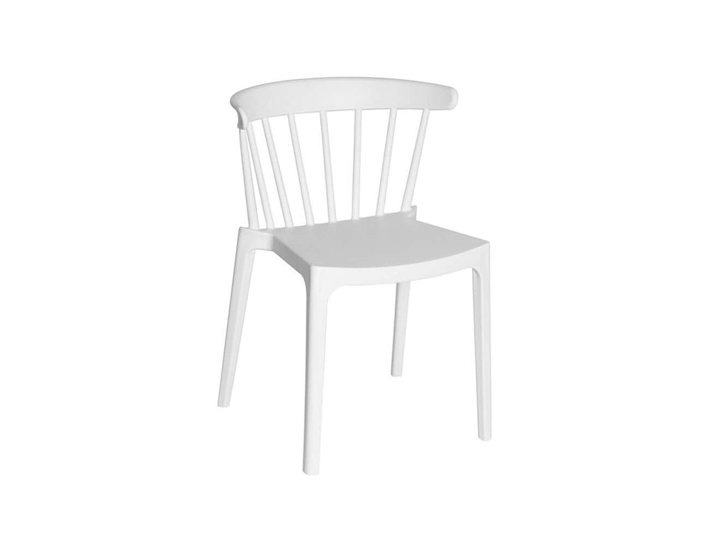 Amie Outdoor Patio Dining Chair Colour: White