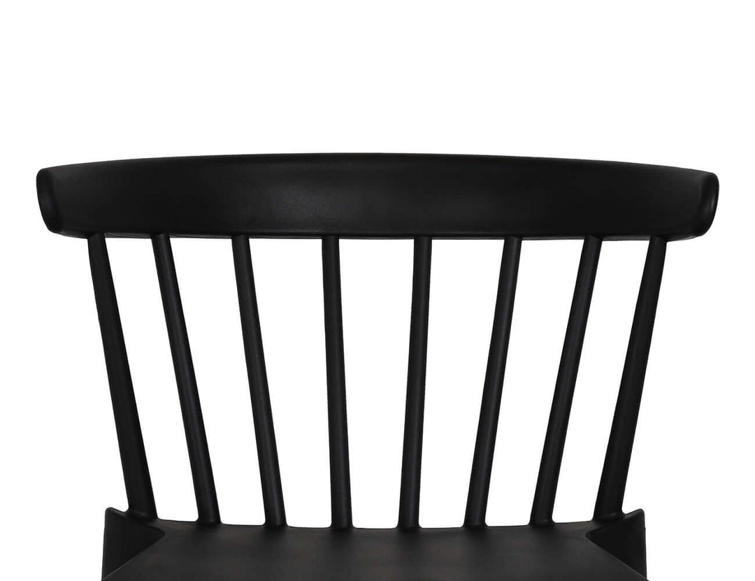 Amie Outdoor Patio Dining Chair Colour: Black