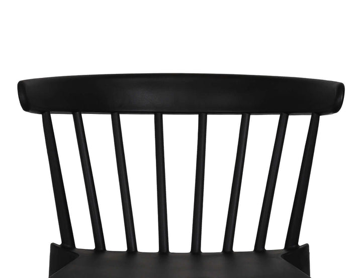 Amie Outdoor Patio Dining Chair Colour: Black