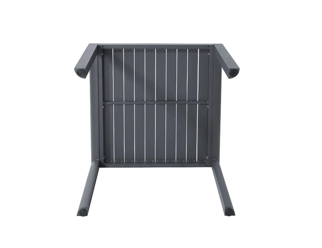 Arcus Aluminium Outdoor Patio Dining Table 80 × 80cm Color: Dark Grey