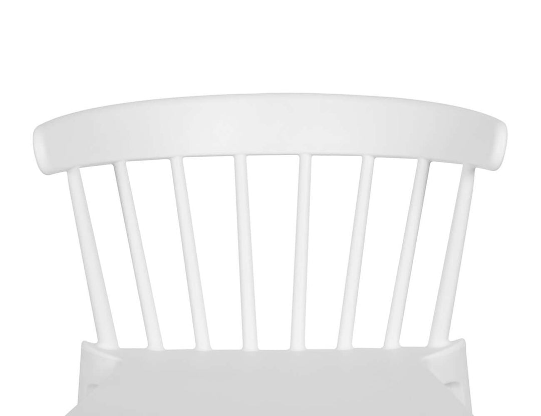 Aria Outdoor Patio Bar Chair Colour: White