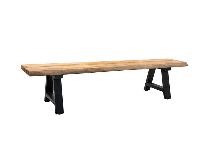 Robusta Teak Live Edge Bench Seat 200cm
