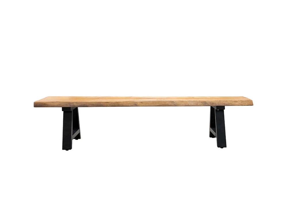 Robusta Teak Live Edge Bench Seat 200cm