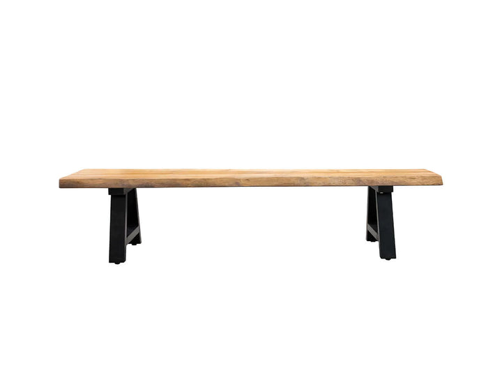 Robusta Teak Live Edge Bench Seat 200cm