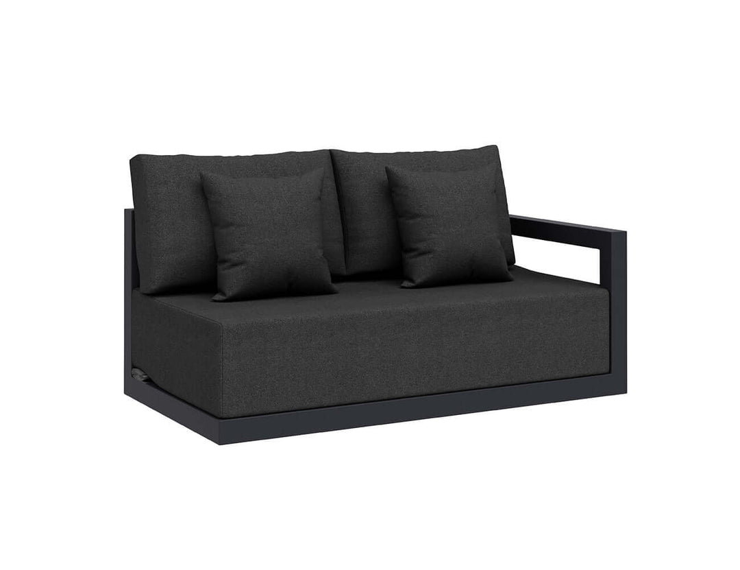 Ibis 2.0 Oversized Outdoor Left Sofa Color: Grey