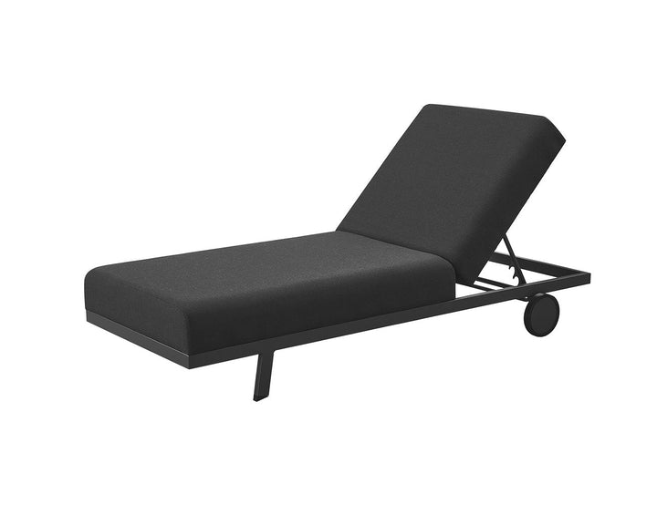 Plover Sunbrella Sun Lounger Colour: Grey