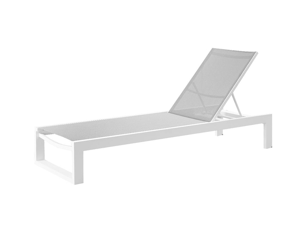 Skylark Batyline Sun Lounger Colour: White