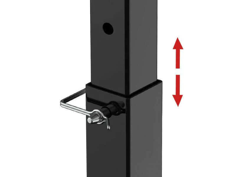 Car Hitch Mount Bar Rack Bed Extender
