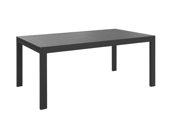 Cumulus Aluminium Outdoor Patio Extension Dining Table 180-240 X 100cm Colour: Dark Grey