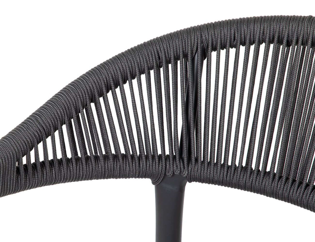 Kingfisher Aluminium And Rope Outdoor Patio Dining Chair