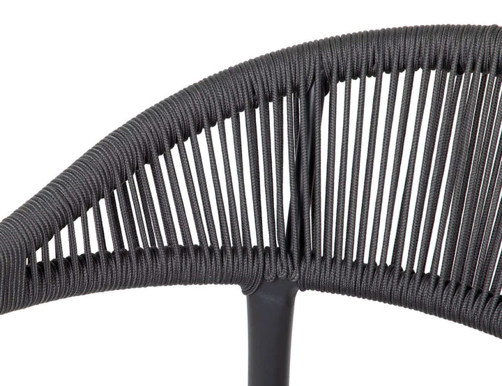 Kingfisher Aluminium And Rope Outdoor Patio Dining Chair