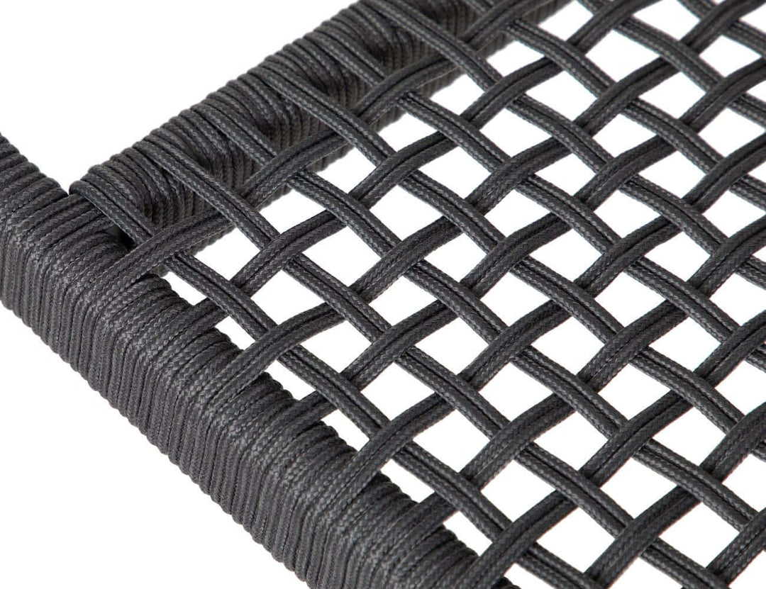 Kingfisher Aluminium And Rope Outdoor Patio Dining Chair