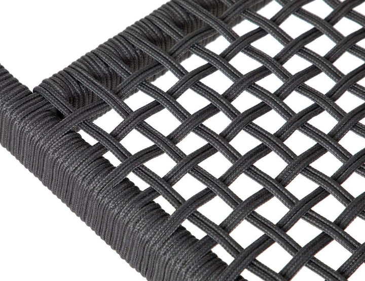 Kingfisher Aluminium And Rope Outdoor Patio Dining Chair