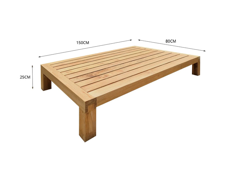 Malibu Teak Outdoor Coffee Table