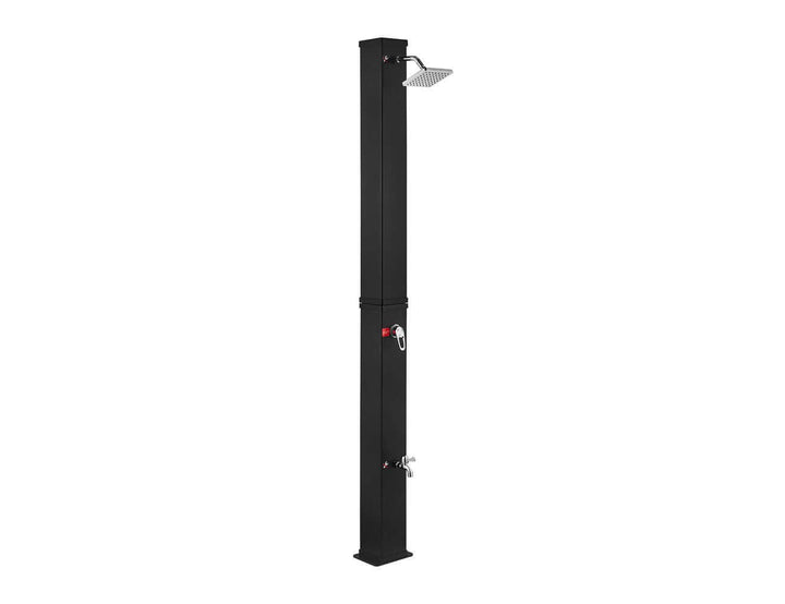 Modern Freestanding Outdoor Shower - Solar Heated - 40L