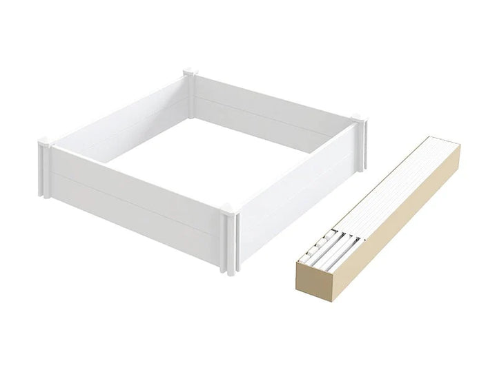 Modular Raised Garden Bed with Grow Grid 115 x 115 x 33cm