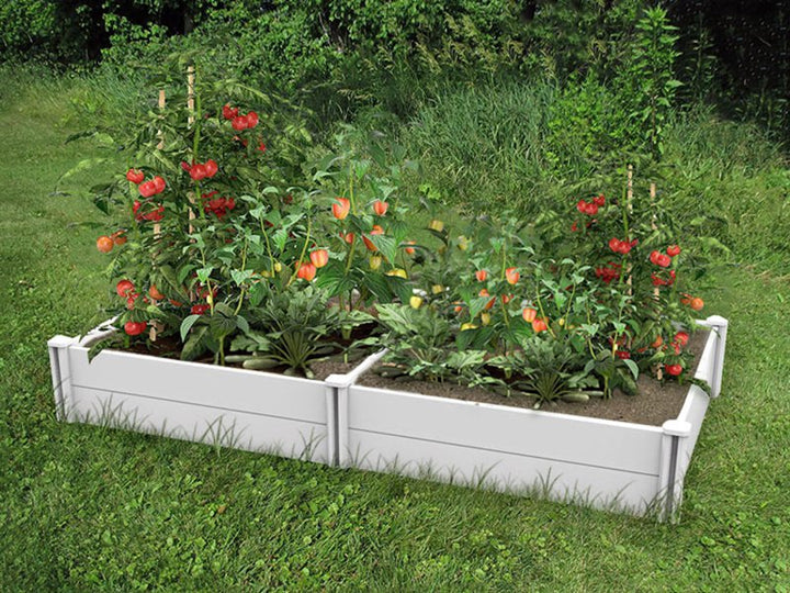 Modular Raised Garden Bed with Grow Grid 115 x 115 x 33cm