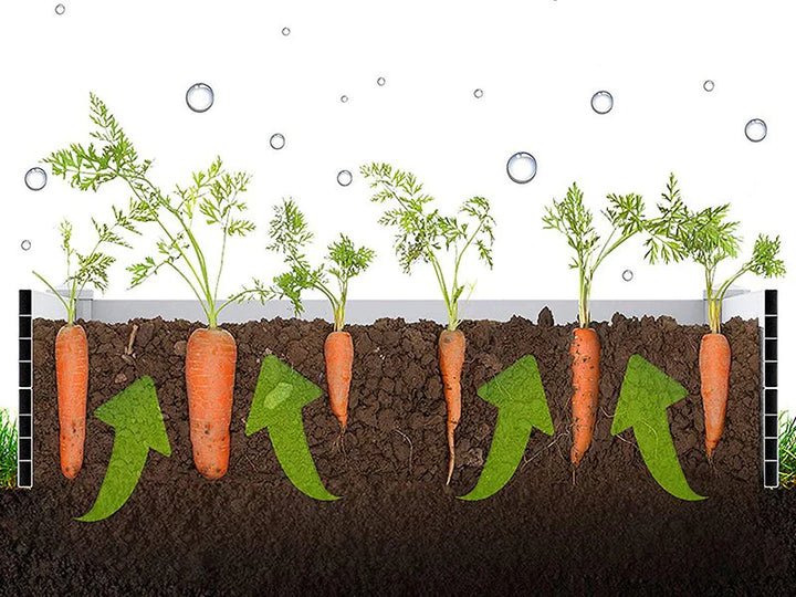 Modular Raised Garden Bed with Grow Grid 115 x 57 x 33cm