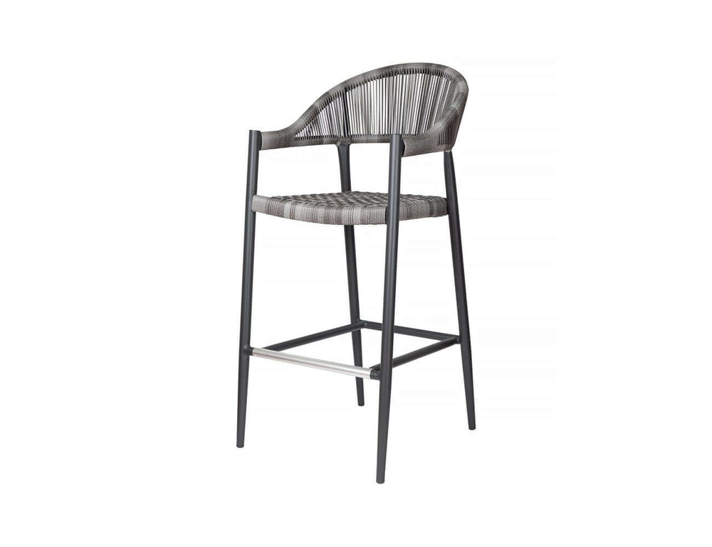 Parakeet Aluminium and Rattan Outdoor Patio Bar Chair