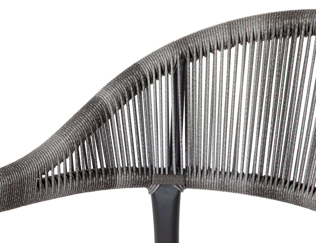 Parakeet Aluminium and Rattan Outdoor Patio Bar Chair
