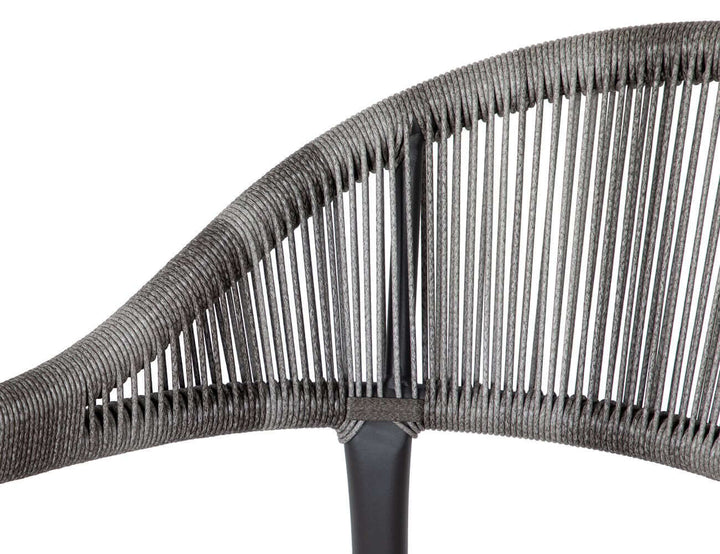 Parakeet Aluminium and Rattan Outdoor Patio Bar Chair