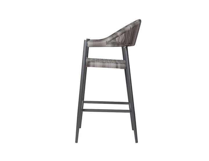 Parakeet Aluminium and Rattan Outdoor Patio Bar Chair