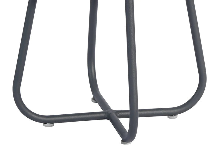 Petrel Aluminium Outdoor Side Table Color: Grey