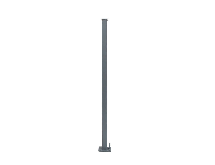 Patio Screen Retractable Side Awning 1.6m x 3 m Color: Gray