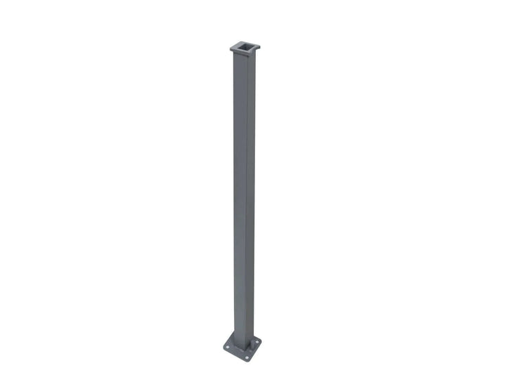 Patio Screen Retractable Side Awning - 1.8m x 3m Color: Grey