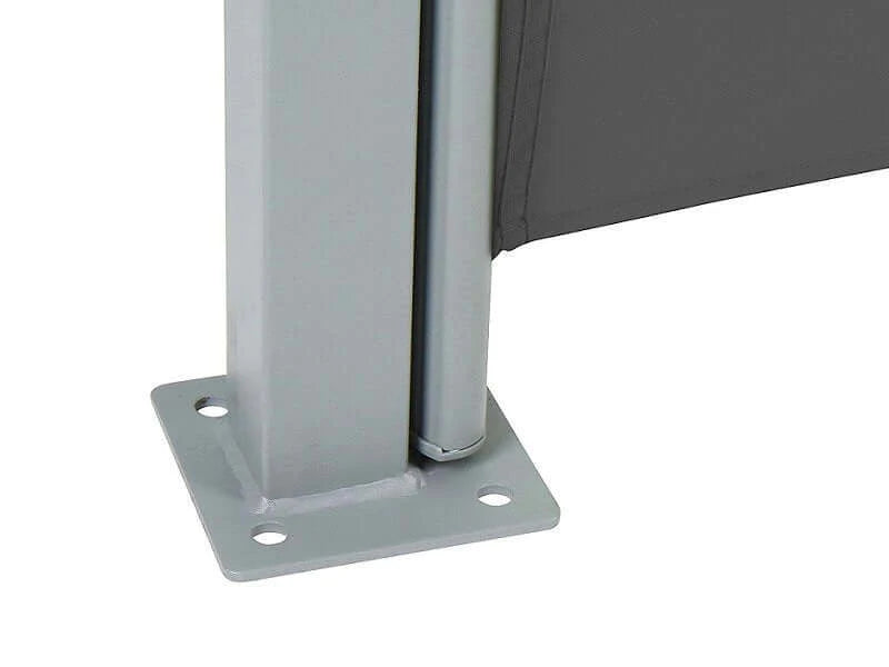 Patio Screen Retractable Side Awning - 1.8m x 3m Color: Grey