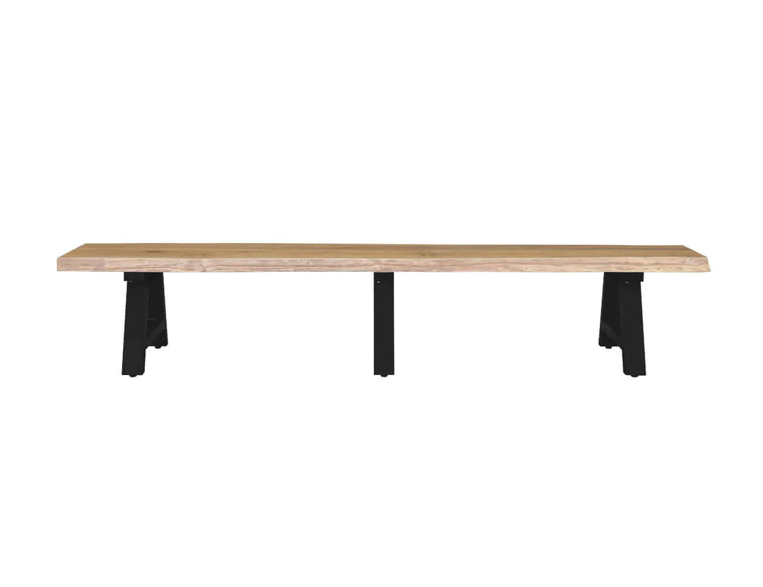 RobustaTeak Live Edge Bench Seat 250cm