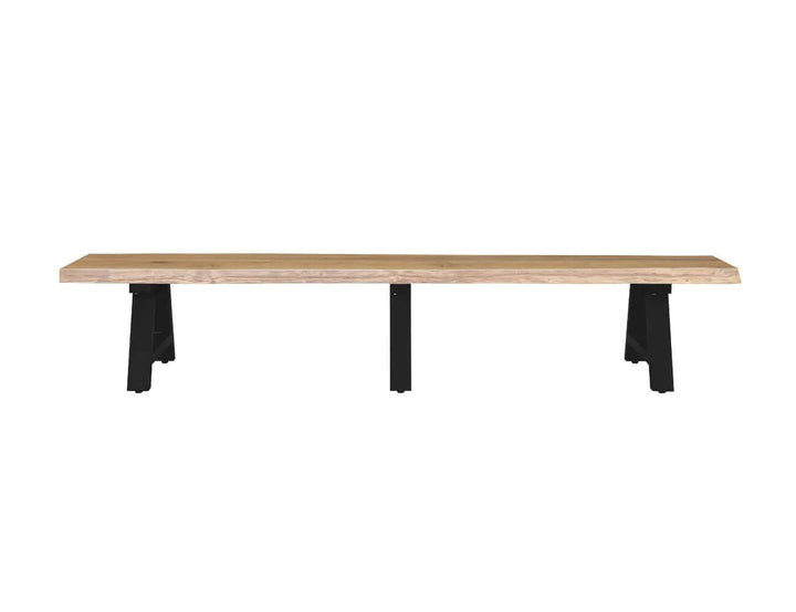 RobustaTeak Live Edge Bench Seat 250cm