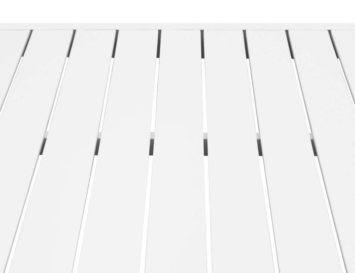 Stratus Outdoor Aluminium Bar Leaner Table Colour: Matte White size: 160cm
