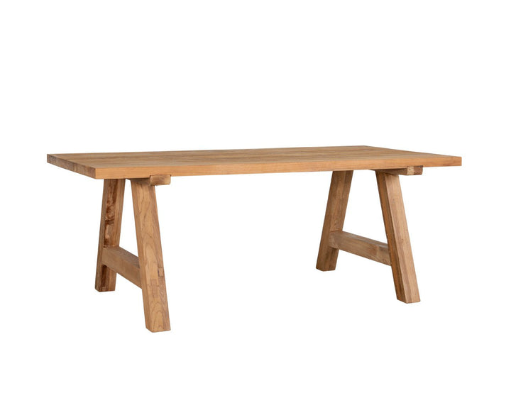 Stalwart Teak A Frame Dining Table 200 X 100cm