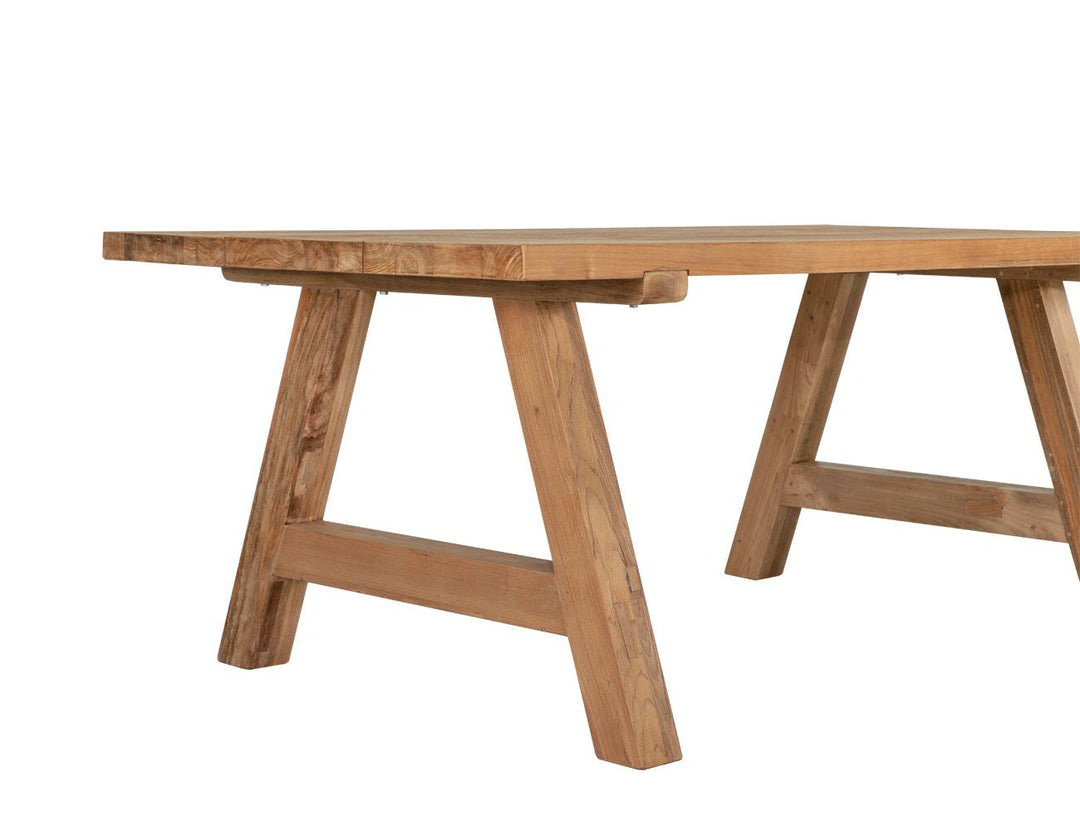 Stalwart Teak A Frame Dining Table 200 X 100cm