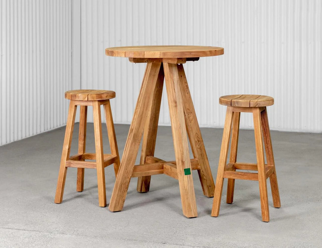 Teak Outdoor Bar Stool