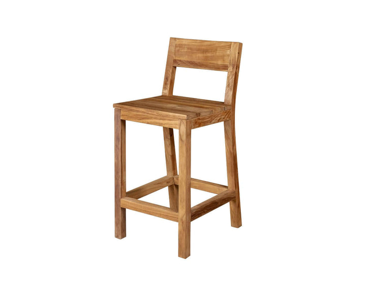 Teak Outdoor Counter Height Chair