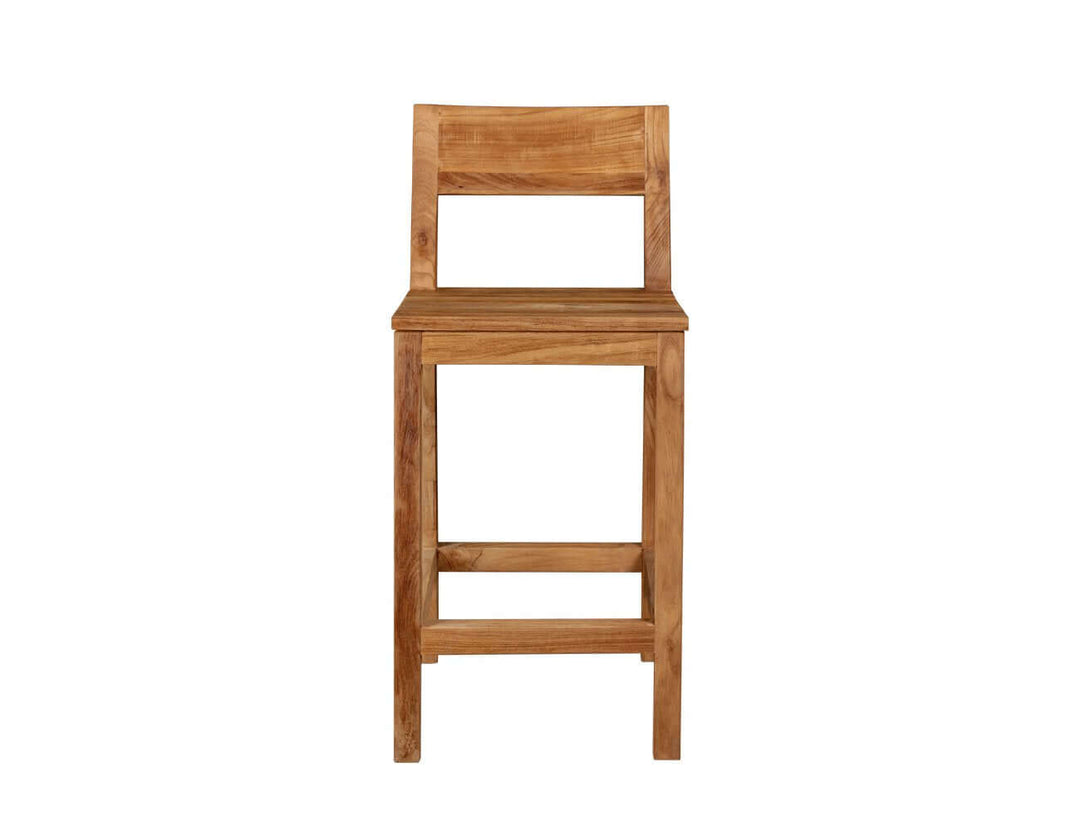 Teak Outdoor Counter Height Chair