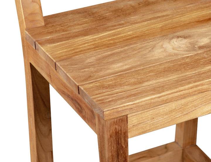 Teak Outdoor Counter Height Chair
