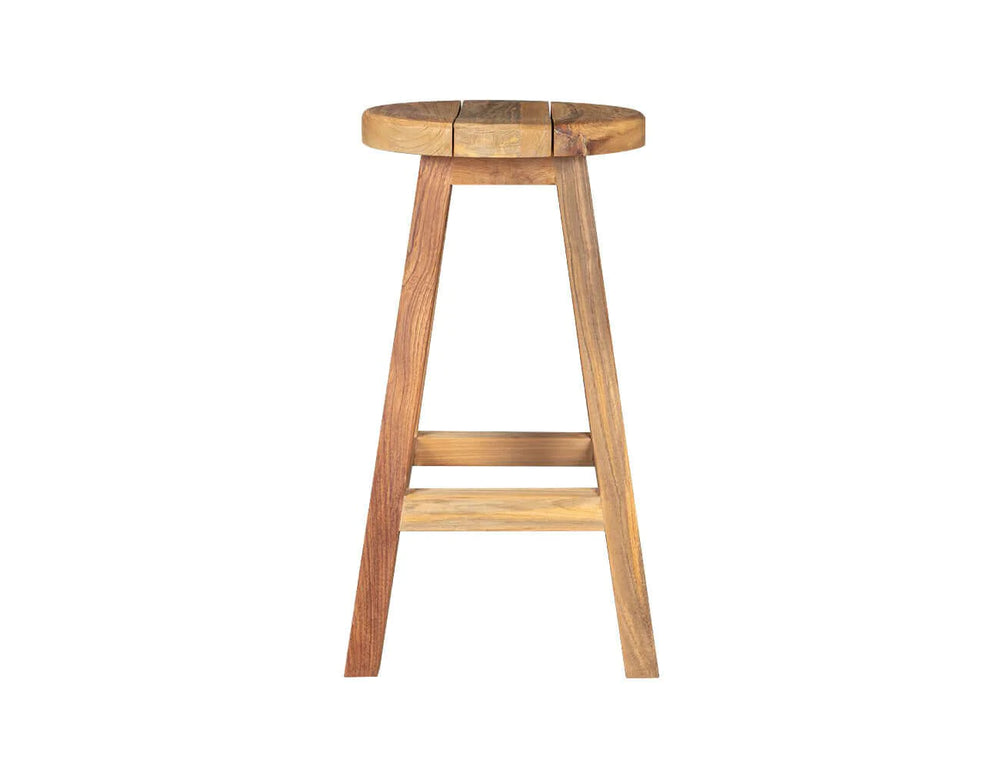 Teak Outdoor Counter Height Stool