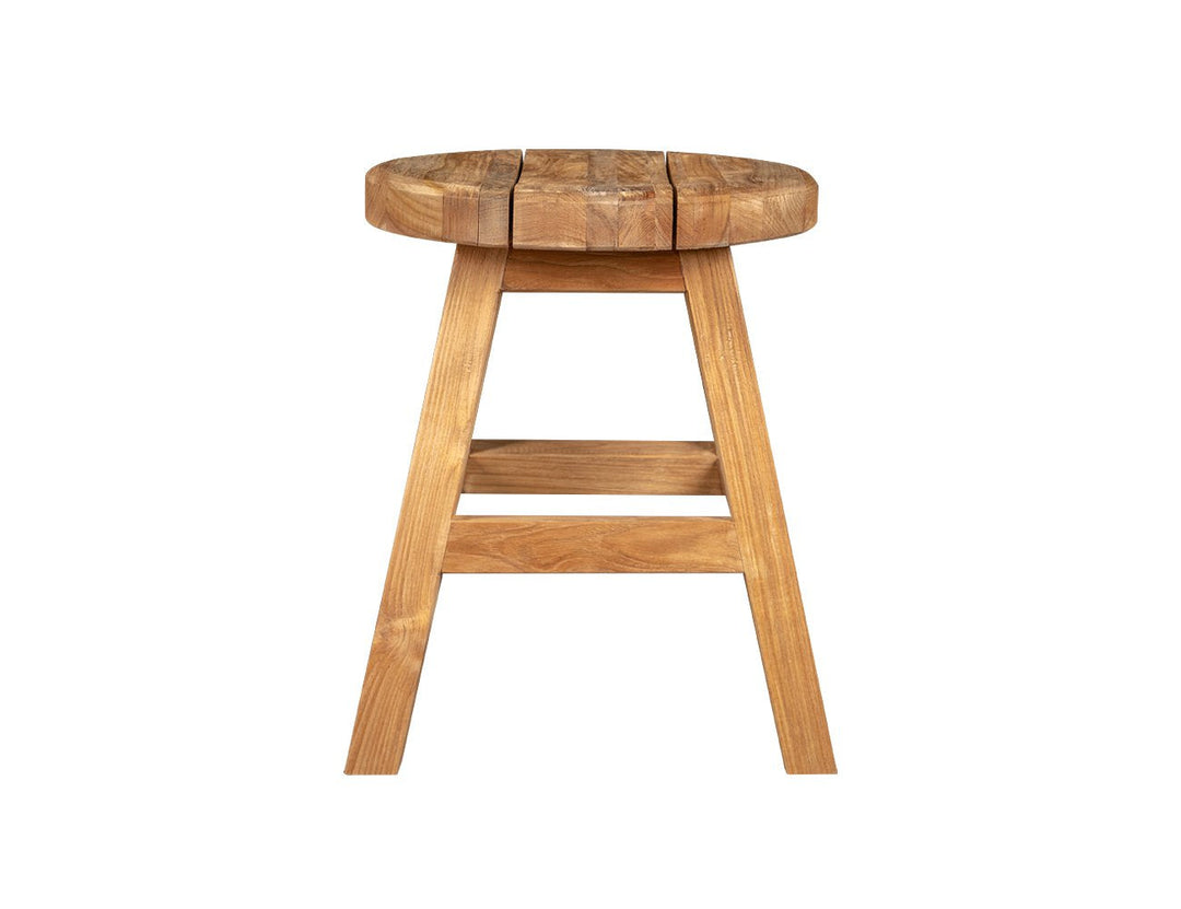 Teak Outdoor Round Stool