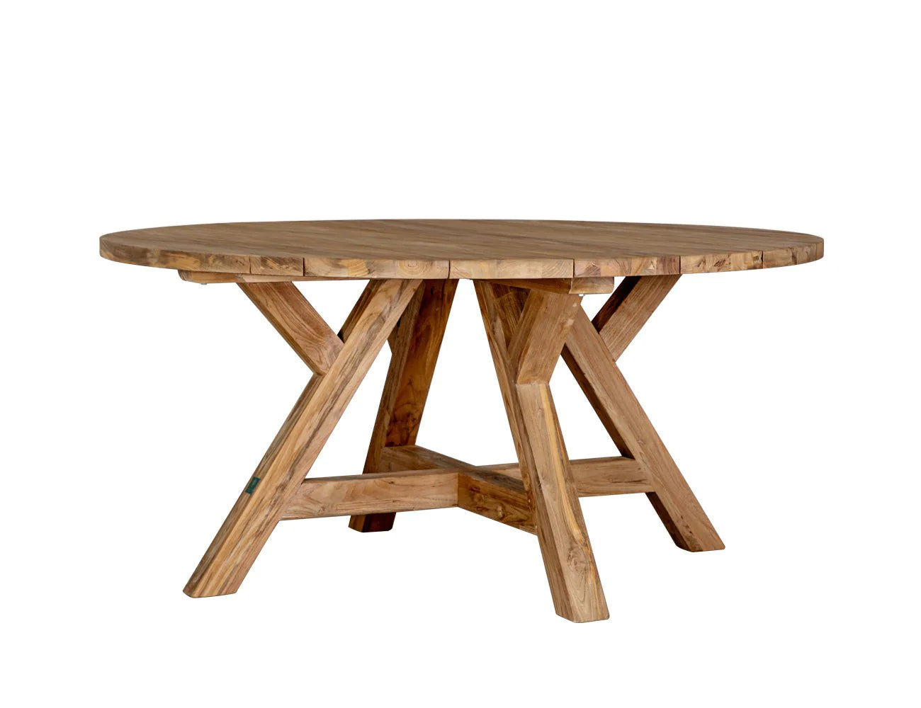Caturra Teak Round Dining Table size: 160cm