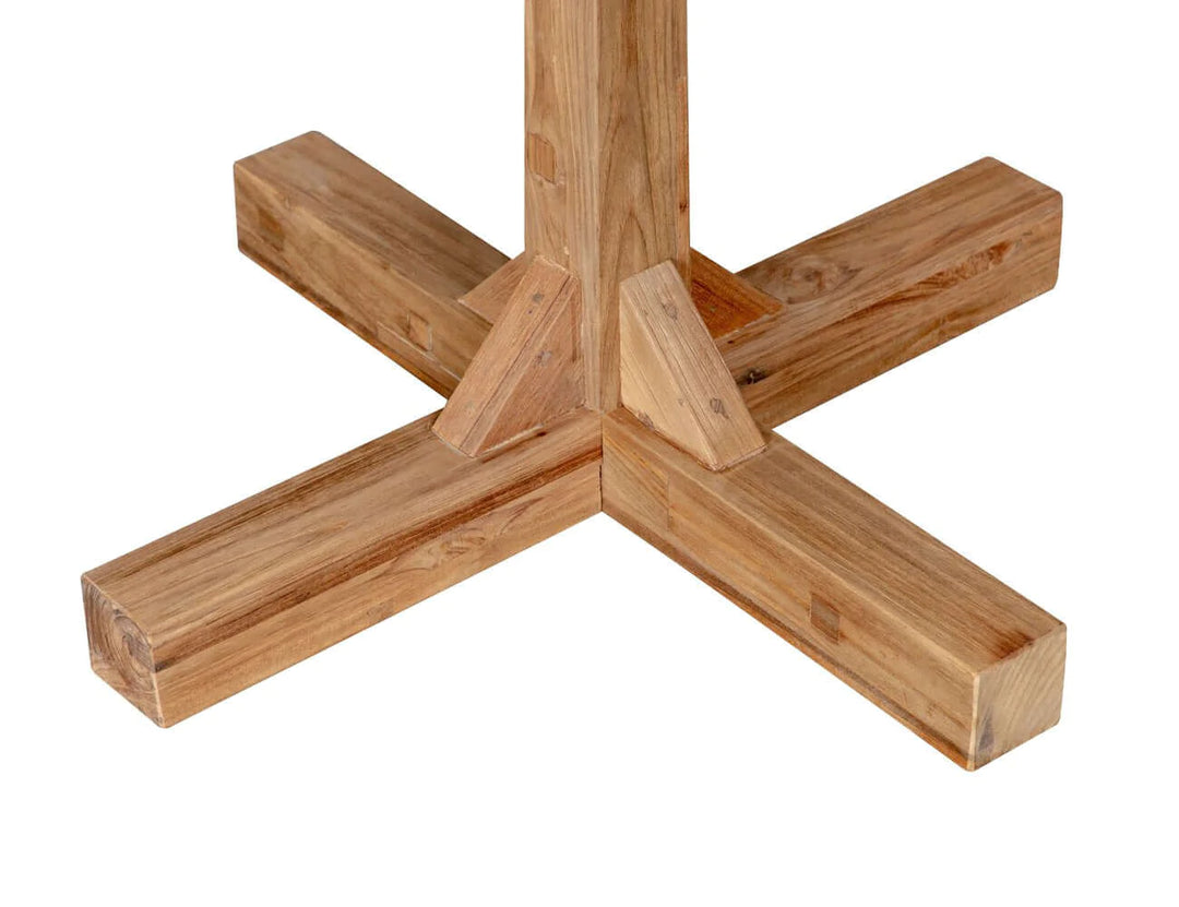 Teak Outdoor Square Bistro Table 80×80cm